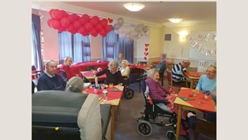 Love is in the air for London care home Residents
